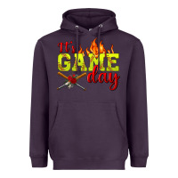 Plum It's Game Day Softball Heavyweight Hoodie - BundleAndBundleShop