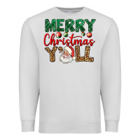 Dove Grey merry christmas y'all Premium Sweatshirt - BundleAndBundleShop