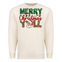 Sandshell merry christmas y'all Premium Sweatshirt - BundleAndBundleShop