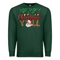 Sports Green merry christmas y'all Premium Sweatshirt - BundleAndBundleShop