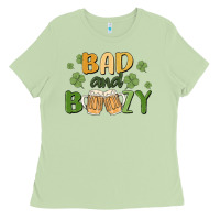 Matcha bad and boozy Ladies Tee - MaliasSmallBusiness