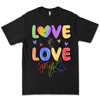 Black love is love pride Premium Tee - MaliasSmallBusiness