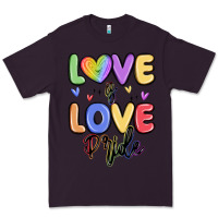 Plum love is love pride Premium Tee - MaliasSmallBusiness