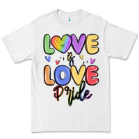 White love is love pride Premium Tee - MaliasSmallBusiness