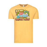 Vintage Mustard Happy Easter truck Vintage Tee - LillyAllenDesigns