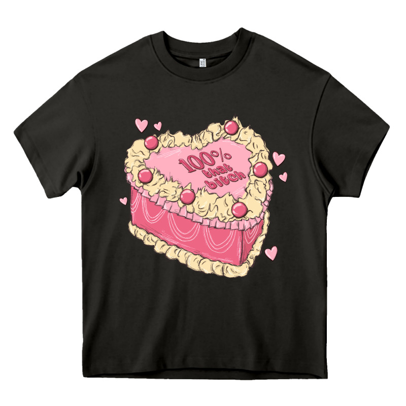 100 Percent That Bitch Heavy Core Tee by MaliasSmallBusiness | Teevron