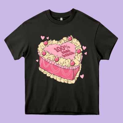 100 Percent That Bitch Heavy Core Tee Designed By Maliassmallbusiness