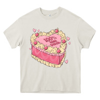 Cream 100 percent that bitch Heavy Core Tee - MaliasSmallBusiness