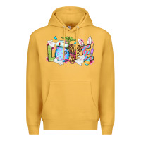 Mustard Easter Day Love Nurse Premium Hoodie - OliviaCreatesArt