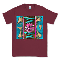 Burgundy cheer mom Classic Tee - LillyAllenDesigns