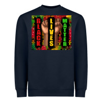 Navy black lives matter juneteenth Heavyweight Sweatshirt - TumblerDesignByShophia