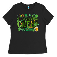 Black st.patrick's day crew Ladies Tee - MaliasSmallBusiness
