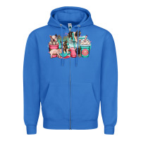 True Royal pig coffee cups Zipper Hoodie - OliviaCreatesArt