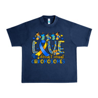 Navy love doesn t count chromosomes Urban Heavy Tee - Artiststas