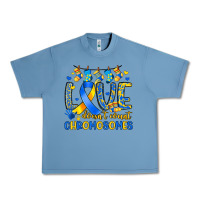 Pebble Blue love doesn t count chromosomes Urban Heavy Tee - Artiststas