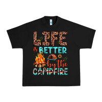 Black life is better by the campfire Urban Heavy Tee - JahusDesignShop