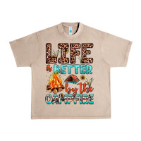 French Oak life is better by the campfire Urban Heavy Tee - JahusDesignShop