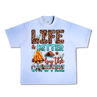 Grape Ice life is better by the campfire Urban Heavy Tee - JahusDesignShop