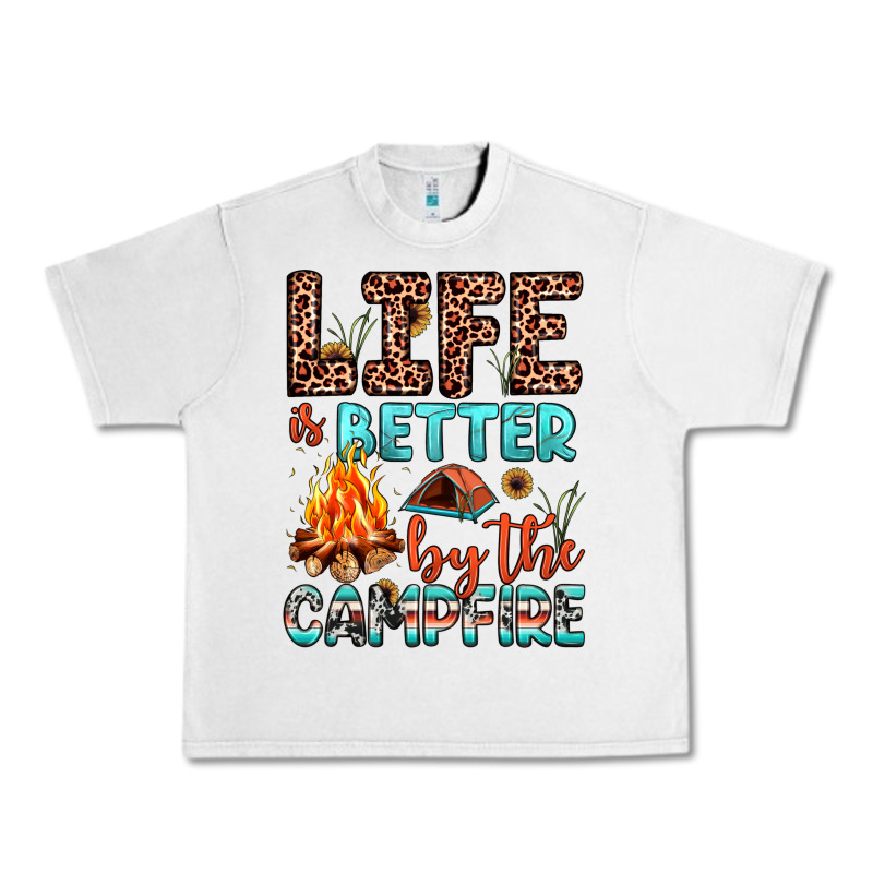 Life Is Better By The Campfire Urban Heavy Tee by JahusDesignShop | Teevron
