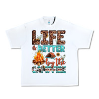 White life is better by the campfire Urban Heavy Tee - JahusDesignShop