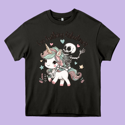 I'm Fucking Fabulous Heavy Core Tee Designed By Maliassmallbusiness