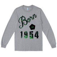 Heather Grey Born in 1954 Long Sleeve Tee - Bettercallsaul