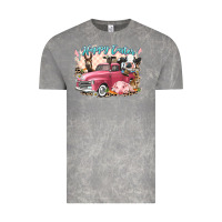 Cloud Rock Happy Easter truck with Easter farm animals Vintage Tee - LillyAllenDesigns