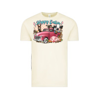 Vintage Arctic Happy Easter truck with Easter farm animals Vintage Tee - LillyAllenDesigns
