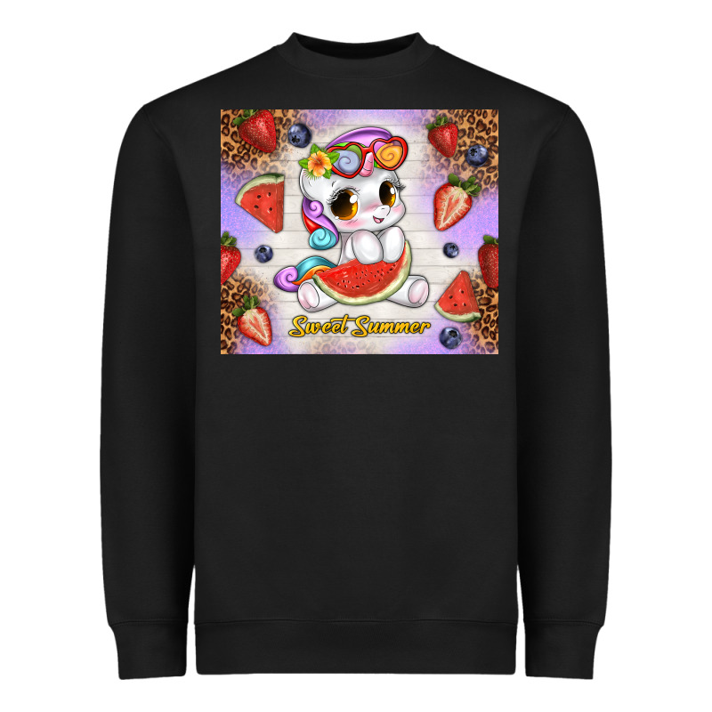 Sweet Summer Cute Unicorn Heavyweight Sweatshirt by TumblerDesignByShophia | Teevron