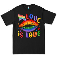 Black love is love lips Premium Tee - MaliasSmallBusiness