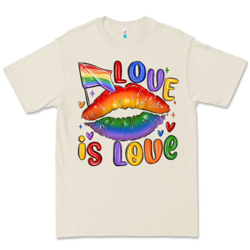 Love Is Love Lips Premium Tee by MaliasSmallBusiness | Teevron