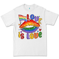 White love is love lips Premium Tee - MaliasSmallBusiness