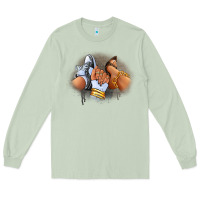 Matcha Sneaker and heel afro woman Long Sleeve Tee - RanaPortraitStore