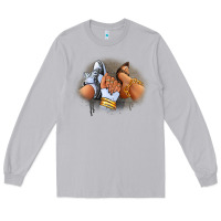Moon Dust Sneaker and heel afro woman Long Sleeve Tee - RanaPortraitStore