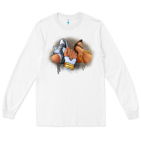 White Sneaker and heel afro woman Long Sleeve Tee - RanaPortraitStore