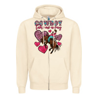 Sandshell cowboy take me away Zipper Hoodie - OliviaCreatesArt