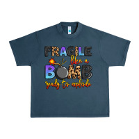 Midnight Navy fragile like a bomb ready to explode Urban Heavy Tee - Artiststas