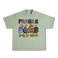 Oil Green fragile like a bomb ready to explode Urban Heavy Tee - Artiststas
