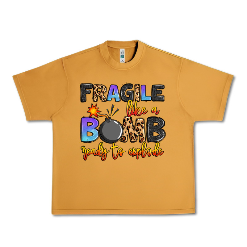 Fragile Like A Bomb Ready To Explode Urban Heavy Tee by Artiststas | Teevron