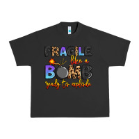 Pigment Black fragile like a bomb ready to explode Urban Heavy Tee - Artiststas