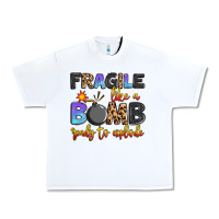 White fragile like a bomb ready to explode Urban Heavy Tee - Artiststas