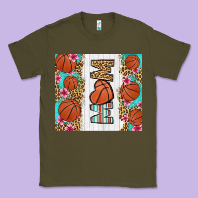 Basketball Mom Classic Tee Designed By Lillyallendesigns