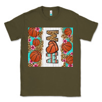 Army Green basketball mom Classic Tee - LillyAllenDesigns