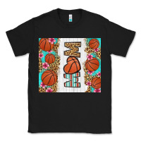 Black basketball mom Classic Tee - LillyAllenDesigns