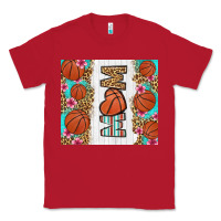 Red basketball mom Classic Tee - LillyAllenDesigns