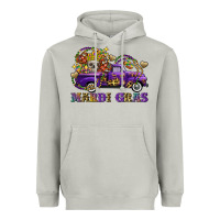 Moon Dust mardi gras skull truck Heavyweight Hoodie - FaDigitalArtStudio