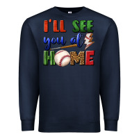 Navy i'll see you at home Premium Sweatshirt - BundleAndBundleShop