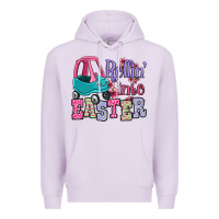 Lilac Easter Day Rollin into Easter toddler car Premium Hoodie - OliviaCreatesArt