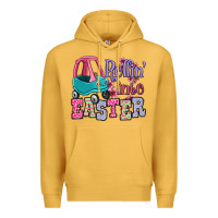 Mustard Easter Day Rollin into Easter toddler car Premium Hoodie - OliviaCreatesArt