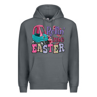 Rock Easter Day Rollin into Easter toddler car Premium Hoodie - OliviaCreatesArt